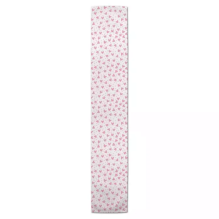 Polka Dot Hearts Table Runner, 72 in.