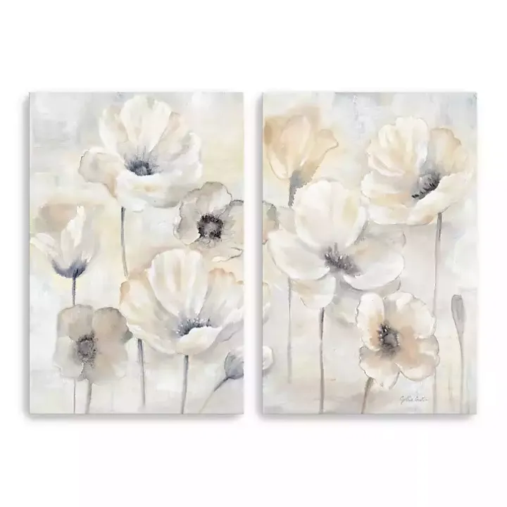 Poppy Garden Landscape Canvas Art Prints, 16x24