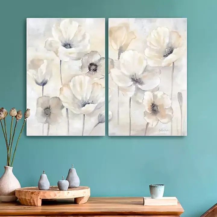Poppy Garden Landscape Canvas Art Prints, 16x24
