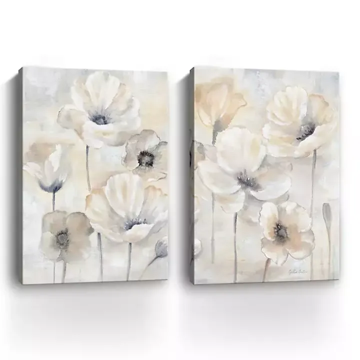 Poppy Garden Landscape Canvas Art Prints, 16x24