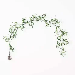 Pre-Lit Olive Branch Battery Operated Garland