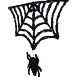 Pre-Lit Spider and Web Outdoor Decoration