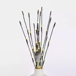 Pre-Lit Twig Branch Stems, Set of 3