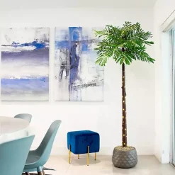 Pre-Lit Warm LED Palm Tree, 6 ft.