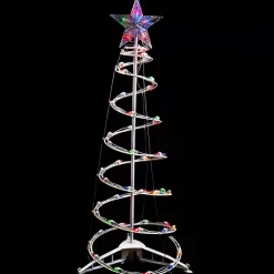 Pre-Lit White Spiral Christmas Tree, 3 ft.