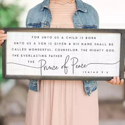 Prince of Peace Framed Wall Plaque