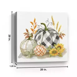 Pumpkin Décor II Canvas Art Print, 20x20