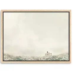 Pure in Heart Framed Canvas Art Print, 32x42
