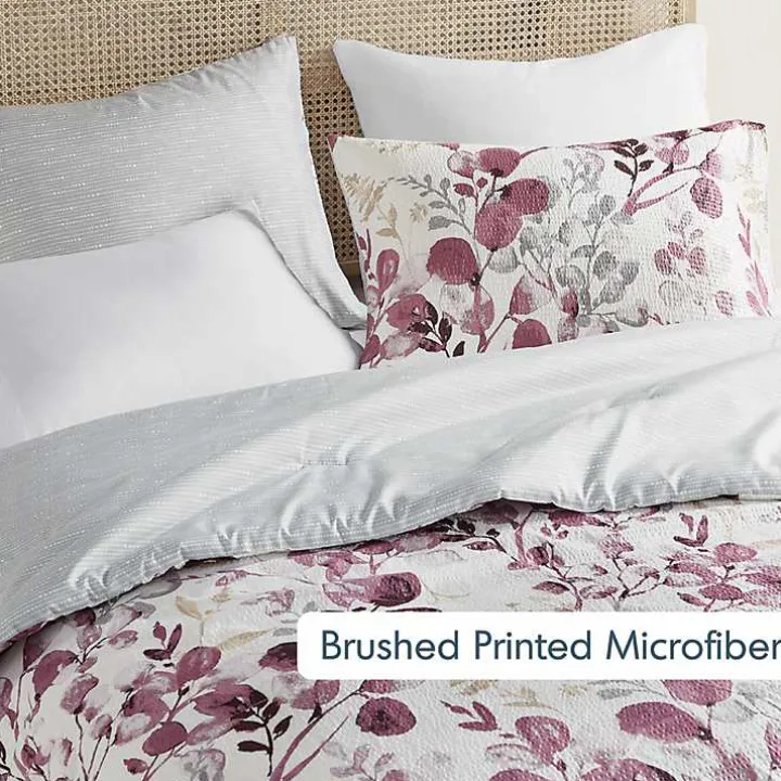 Purple Botanical 2-pc. Twin/Twin XL Comforter Set