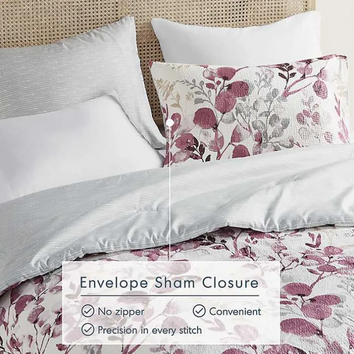 Purple Botanical 2-pc. Twin/Twin XL Comforter Set