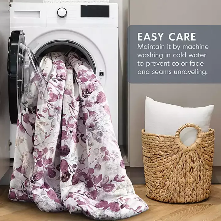Purple Botanical 2-pc. Twin/Twin XL Comforter Set