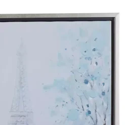 Rainy Paris Blues Transitional Framed Wall Art