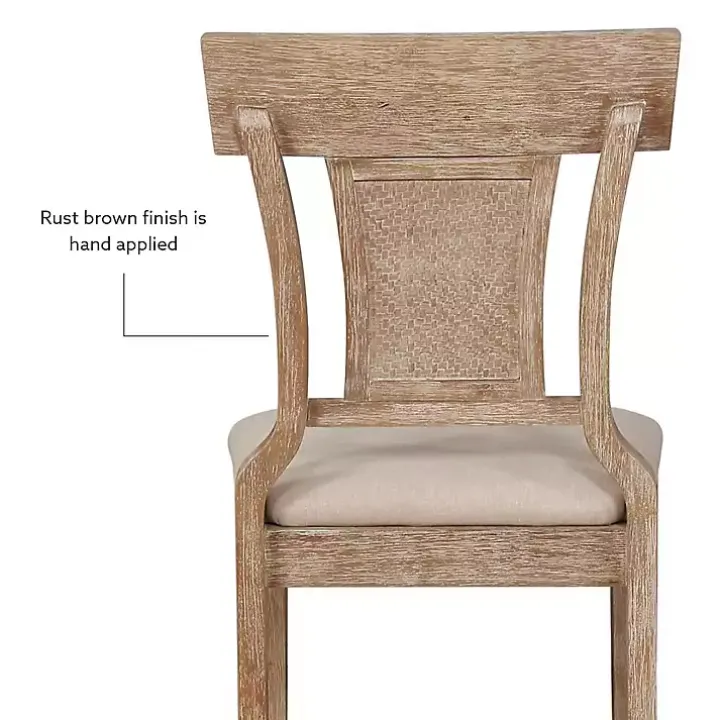 Ray Brown with Gray Wash Finish Counter Stool