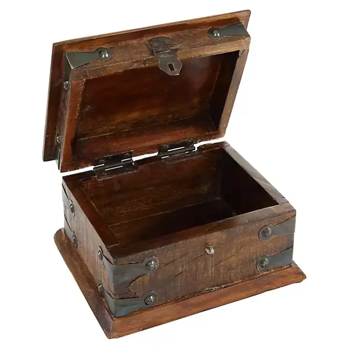 Reclaimed Wood Antique Box Set, Set of 3