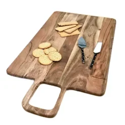 Rectangle Acacia Wood Paddle Handle Board
