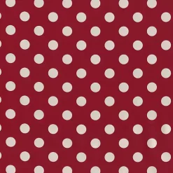 Red & White Polka Dot Outdoor Chair Cushion