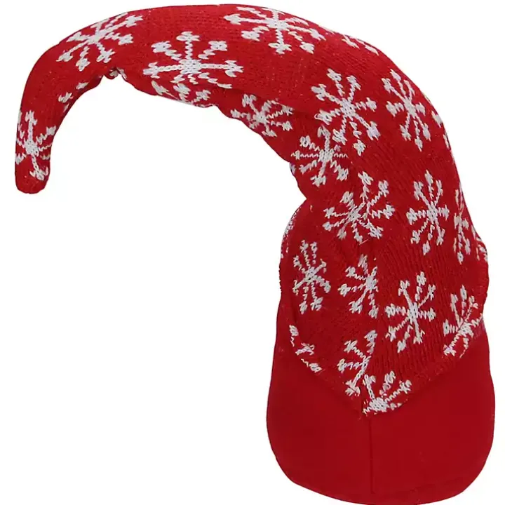 Red and White Snowflake Christmas Gnome
