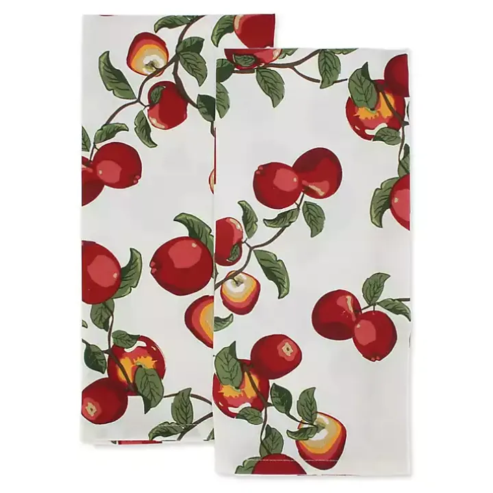 Red Apples 4-pc. Kitchen Towel and Pot Holder Set