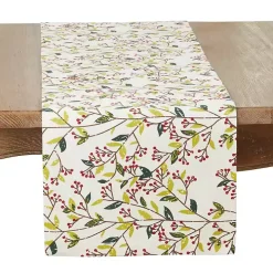 Red Berry Delight Cotton Runner
