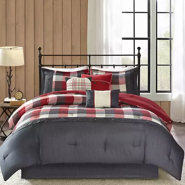 Red Buffalo Check King 7-pc. Comforter Set