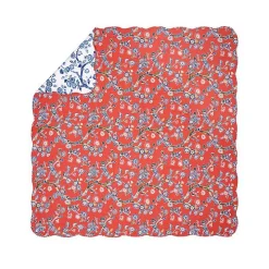 Red Floral Dreams 3-pc. King Quilt Set
