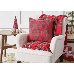 Red Green Yellow Christmas Throw Blanket