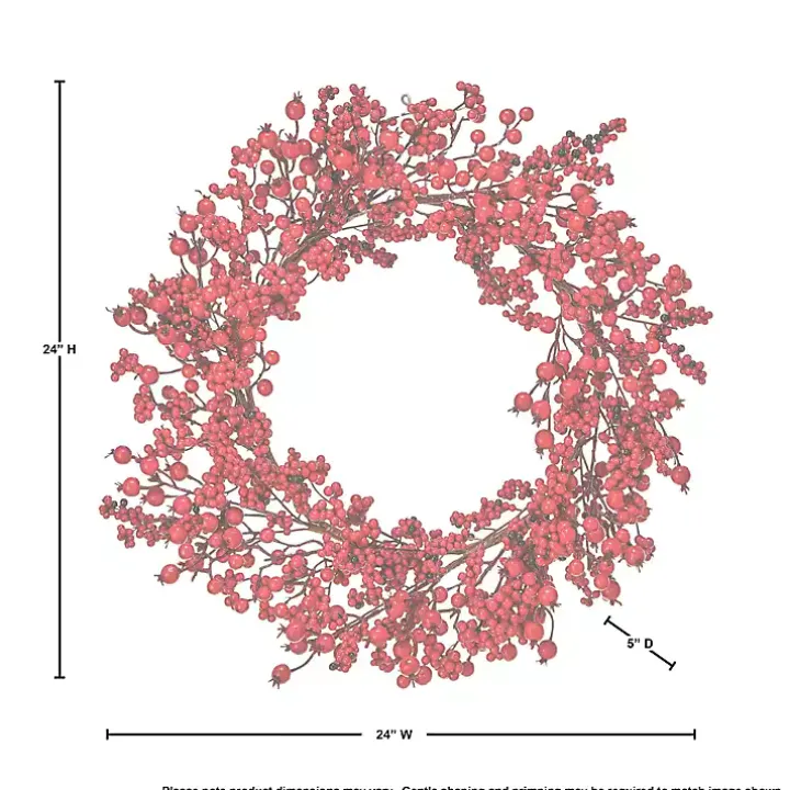 Red New England Berry Wreath