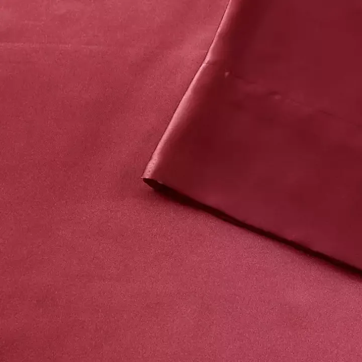 Red Satin King 2-pc. Pillow Case Set