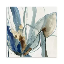 Refined Blue Canvas Art Print
