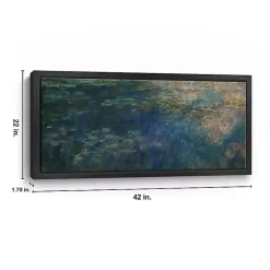 Reflections of Clouds Framed Canvas Art Print