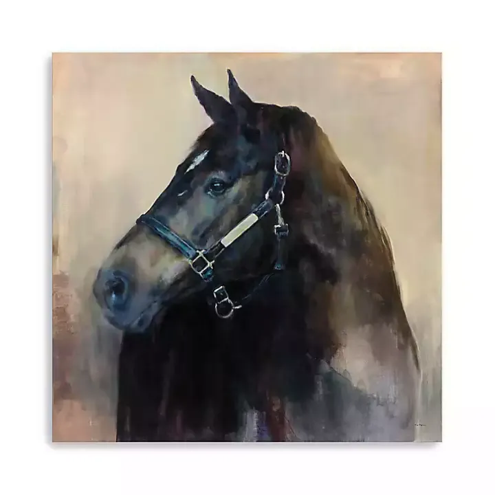 Ritzy Horse Canvas Art Print