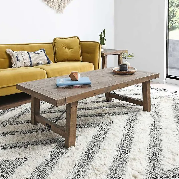 Roane Gray Reclaimed Pine Coffee Table