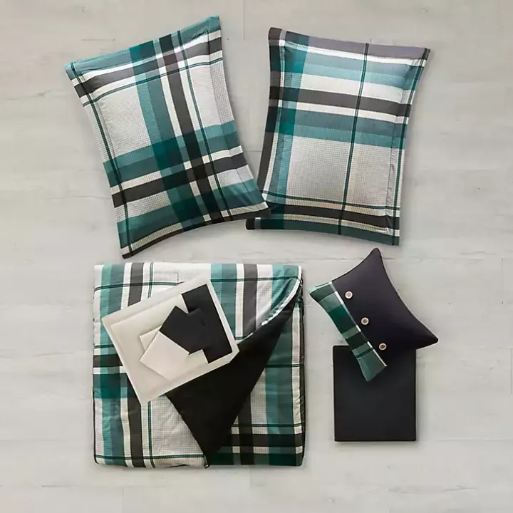 Roger Plaid 7-pc. Twin XL Comforter Set