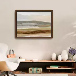 Rolling Hills Framed Canvas Art Print