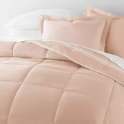 Rose Striped Reversible 2-pc. Twin Comforter Set
