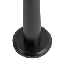 Round Black Wood Jess Accent Table