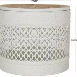 Round Intricate Laser Cut Boxes, Set of 3