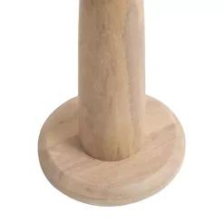Round Natural Wood Jess Accent Table