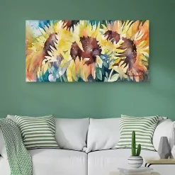 Row of Sun Light Canvas Art Print