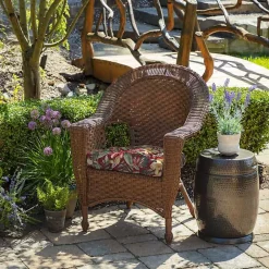 Ruby Tropical 2-pc. Outdoor Wicker Cushion Set