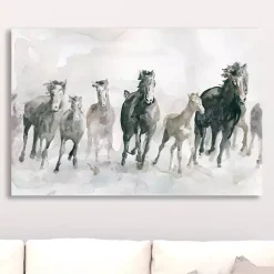 Running Wild Giclee Canvas Art Print