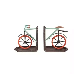 Rustic Bicycle Bookends, Set of 2
