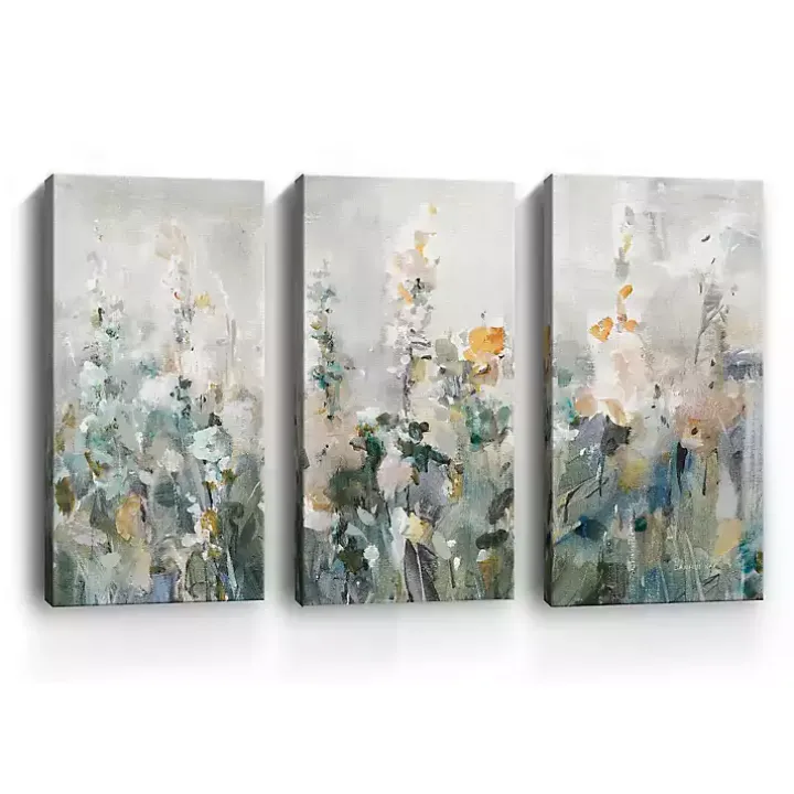 Rustic Garden Canvas Art Prints, Set of 3