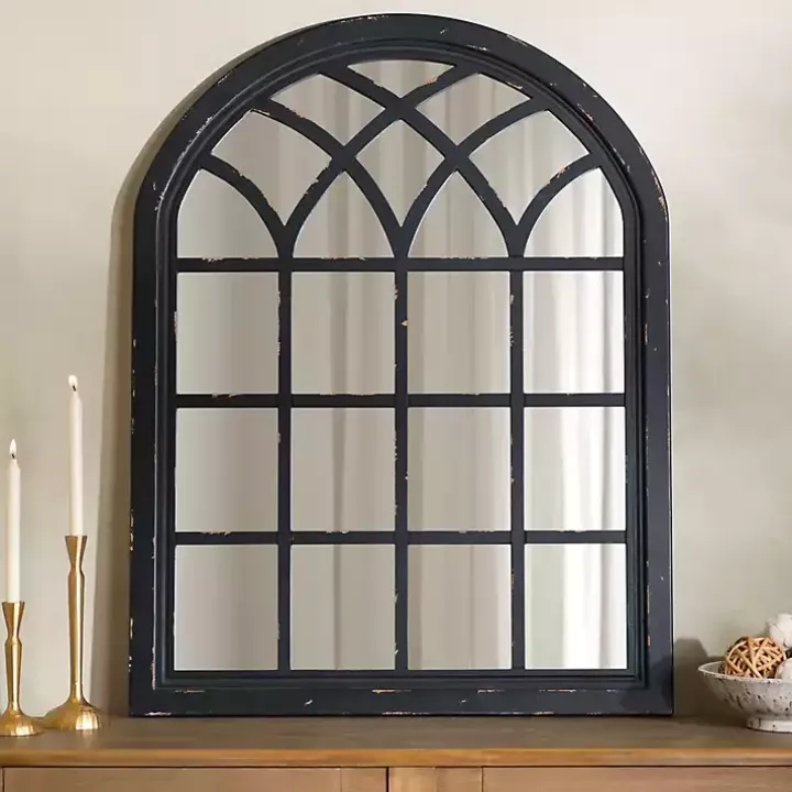 Sadie Black Arch Wall Mirror