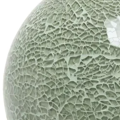Sage Green Mosaic Ball Table Lamp