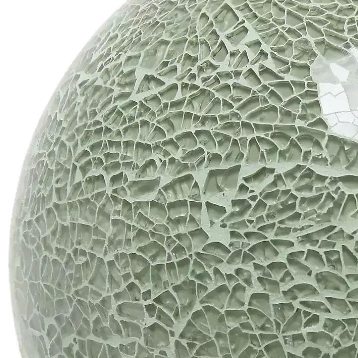 Sage Green Mosaic Ball Table Lamp