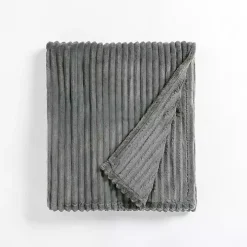 Sage Velvet Corduroy Throw