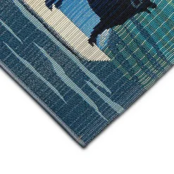 Sailboat Dogs Indoor/Outdoor Runner, 1x4