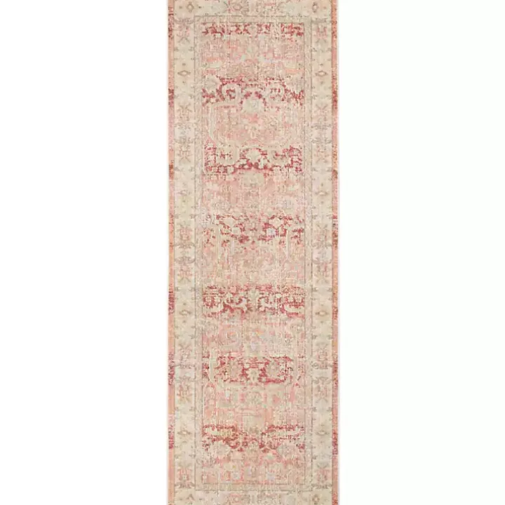 Salmon Vintage Border Runner
