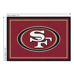 San Francisco 49ers Area Rug, 4x6
